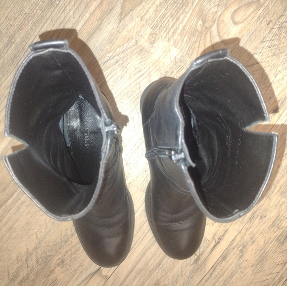 BCBG Black Leather Boots - Picture 7 of 10